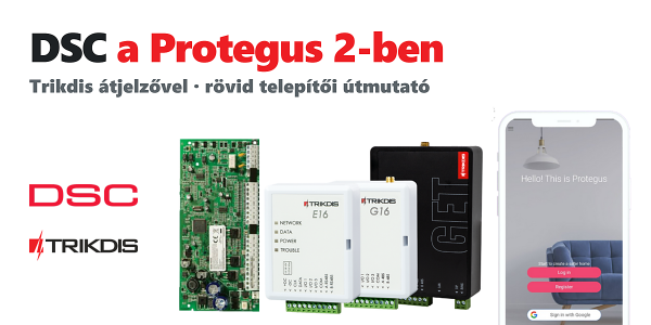 TRIKDIS moduł komunikacyjny + Centrala alarmowa DSC – Krótki przewodnik instalacji