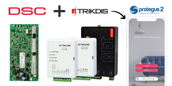 Instrukcja instalacji dla komunikatora TRIKDIS + panel alarmowy DSC