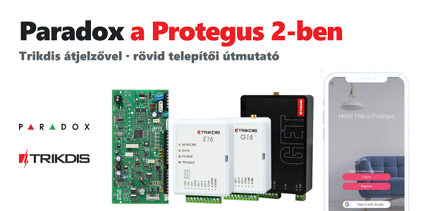 TRIKDIS moduł komunikacyjny + Centrala alarmowa PARADOX – Krótki przewodnik instalacji