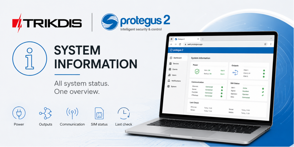 Rozszerzona strona informacji o systemie w Protegus 2
