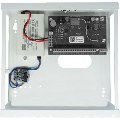 Małe metalowe pudełko z PSU dla panelu sterowania Flexi SP3