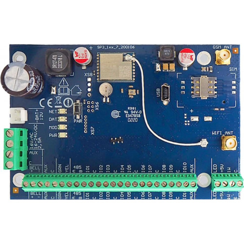 Inteligentny panel alarmowy Trikdis FLEXi SP3 WiFi + 2G