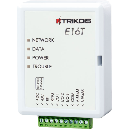 Trikdis E16T Ethernet Universal Communicator - Moduł IP