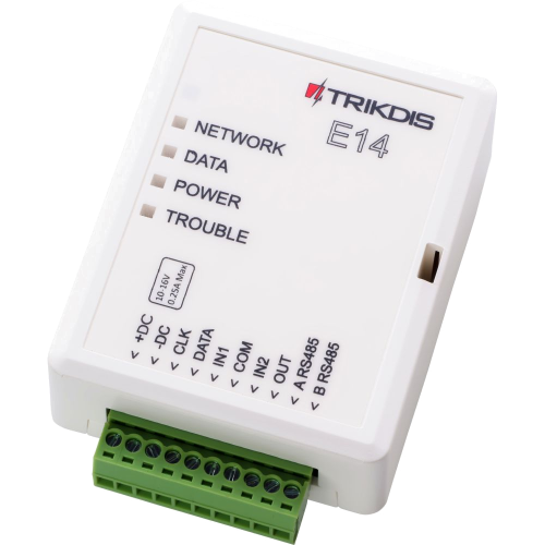 Trikdis E14 Ethernet inteligentny moduł komunikacyjny Trikdis E14 Ethernet inteligentny moduł komunikacyjny