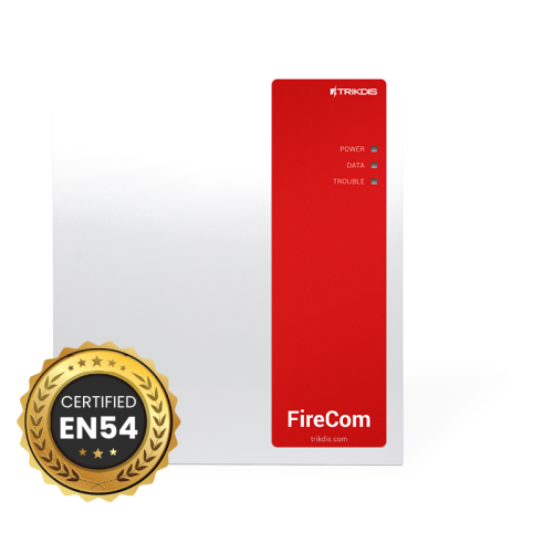 Trikdis FireCom Ethernet + 4G moduł transmisji alarmu pożarowego Trikdis FireCom Ethernet + 4G moduł transmisji alarmu pożarowego